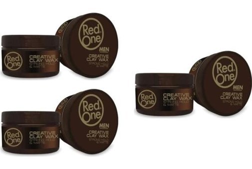 Red One Wax Creative Clay Doğal Krem Orta Keratinli 3x100 ml Wax