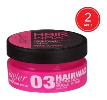 Jagler 03 Extra Hold Doğal Krem Ekstra Sert Balmumu 2x150 ml Wax