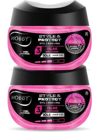 Hobby Style & Protect No:3 Islak Jel Orta Vegan 2x250 ml Jöle
