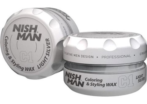 Nishman C1 Light Silver Doğal Krem Hafif Su Bazlı 100 ml Wax