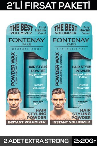 Fontenay Mat Effect Mat Pudra Sert Avokado Yağlı 2x20 gr Wax