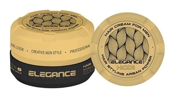 Elegance HC01 Doğal Krem Orta Argan Yağlı 250 ml Wax