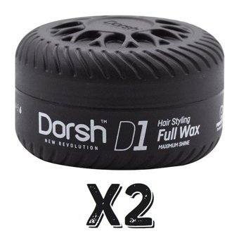 Dorsh D1 Parlak Krem Ekstra Sert Balmumu 2x150 ml Wax