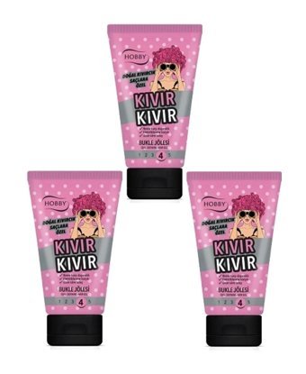 Hobby Protact Doğal - Parlak Jel Sert Bitkisel Keratin 3x150 ml Jöle