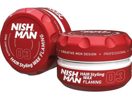 Nishman Man No:3 Parlak Krem Sert Su Bazlı 30 ml Wax