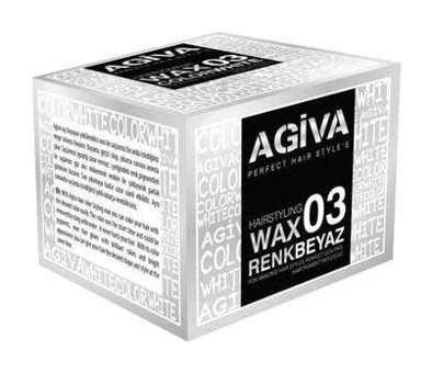 Agiva 03 White Parlak Krem Orta Balmumu 120 gr Wax