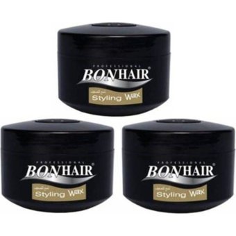 Bon Hair Styling Professoinal Doğal - Mat Krem Orta Organik 3x140 ml Wax