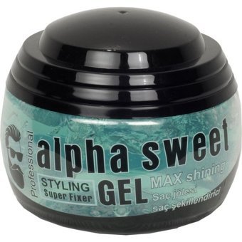 Alpha Mavi Parlak Jel Sert Saç Koruyucu 700 gr Wax