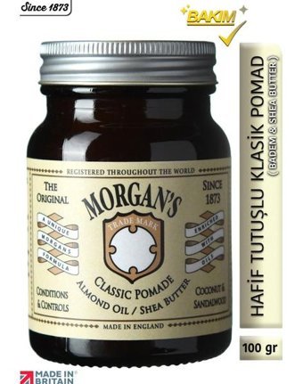 Morgan's Pomade Low Shine Firm Hold Mat Sıvı Hafif Portakal Yağlı 100 gr Wax