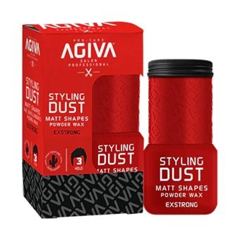 Agiva Styling Dust Kırmızı Mat Pudra Ekstra Sert Özel Formüllü 20 gr Wax