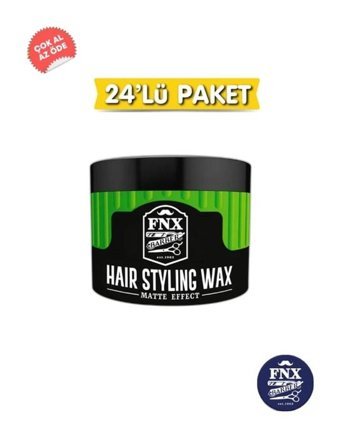 FNX Barber Matte Effect Doğal - Mat Krem Sert Provitamin B5 24x150 ml Wax