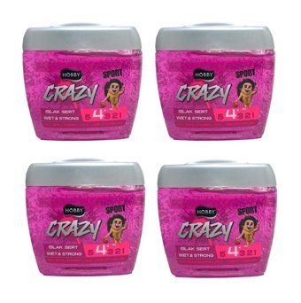 Hobby Crazy Sport No:4 Islak Jel Sert Su Bazlı 4x700 ml Jöle
