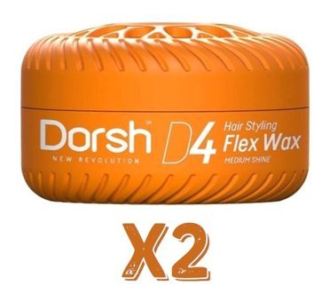 Dorsh D4 Flex Doğal - Parlak Krem Orta Balmumu 2x150 ml Wax