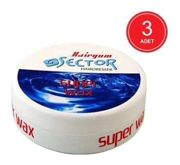 Sector Hairgum Doğal Krem Sert Keratinli 3x150 ml Wax