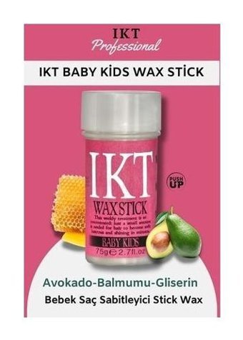 IKT Wax Stick Baby Kids Doğal - Parlak Krem Sert Avakadolu 75 gr Wax