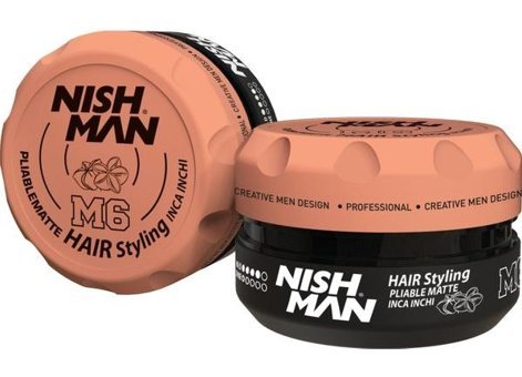 Nishman M6 Mat Krem Orta Balmumu 30 ml Wax