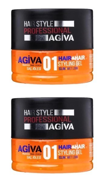 Agiva Wet Look 01 Islak Jel Orta Anti Alerjik 2x700 ml Jöle