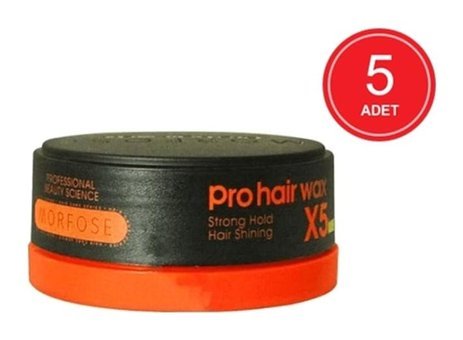 Morfose X5 Orange Mat Krem Sert Su Bazlı 5x150 ml Wax