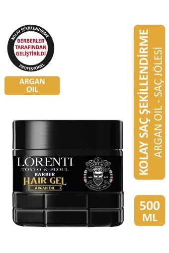 LORENTİ Tokya&Seoul Doğal Jel Ekstra Sert Argan Yağlı 500 ml Jöle