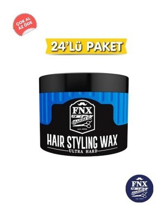FNX Barber Mastic Doğal - Mat Krem Ekstra Sert Provitamin B5 24x150 ml Wax