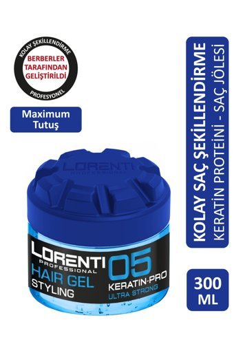 LORENTİ No:5 Doğal Jel Ekstra Sert Keratinli 300 ml Jöle