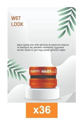 Agiva 01 Islak Krem Sert Keratinli 36x175 ml Wax