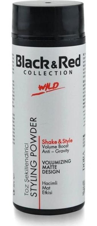 Black & Red Wild Powder Mat Pudra Hafif Balmumu 20 gr Wax