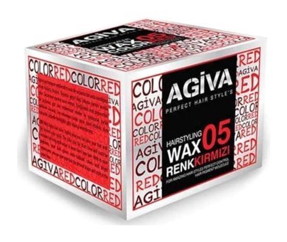 Agiva 05 Kırmızı Parlak Krem Orta Balmumu 120 gr Wax
