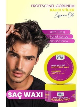 Ondüla Style Powder Wax Volume Effect Parlak Krem Sert Keratinli 150 ml Wax