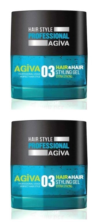 Agiva 03 Blue Islak Jel Ekstra Sert Alkolsüz 2x200 ml Jöle