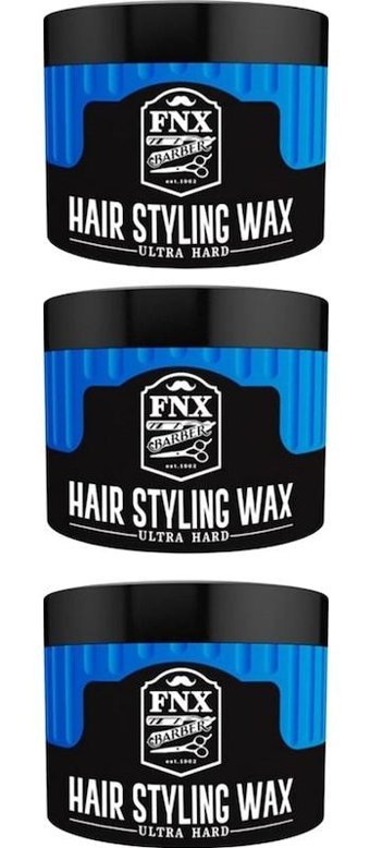FNX Barber Mastic Doğal - Mat Krem Ekstra Sert Provitamin B5 3x150 ml Wax