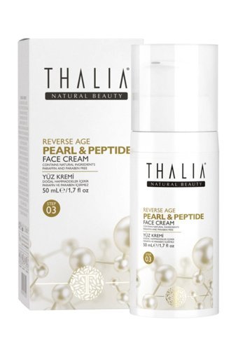 Thalia Pearl & Peptide 40+ Nemlendirici Kuru Ciltler Anti-Aging, Kırışıklık Giderici Yüz Krem 50 ml