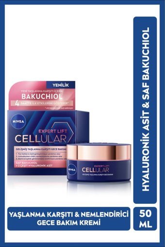 Nivea Nemlendirici Tüm Ciltler Anti-Aging, Kırışıklık Giderici Yüz Krem 50 ml