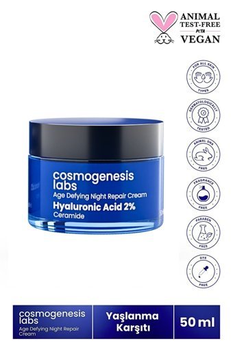 Cosmogenesis Labs Nemlendirici Doğal Tüm Ciltler Anti-Aging, Kırışıklık Giderici Yüz Krem 50 ml