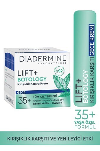 Diadermine Lift+Botology 35+ Karma Ciltler Anti-Aging, Kırışıklık Giderici Yüz Krem 50 ml