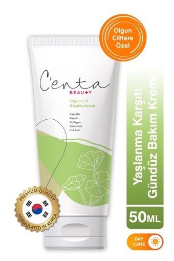 C'enta Beauty Nemlendirici Tüm Ciltler Anti-Aging, Kırışıklık Giderici Yüz Krem 50 ml
