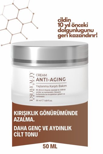 Eslbeauty Nemlendirici Tüm Ciltler Anti-Aging, Kırışıklık Giderici Yüz Krem 50 ml