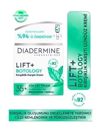 Diadermine Lift Botology 30+ Nemlendirici Tüm Ciltler Anti-Aging, Kırışıklık Giderici Yüz Krem 50 ml