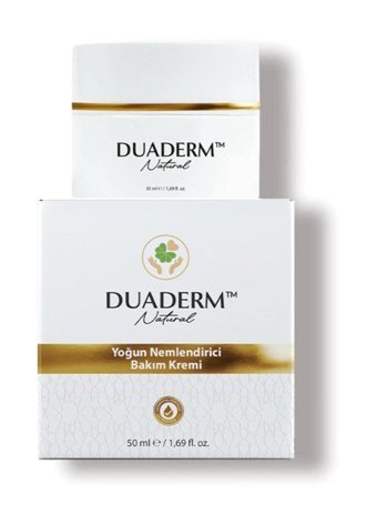 Duaderm Natural Nemlendirici Doğal Tüm Ciltler Anti-Aging, Kırışıklık Giderici Yüz Krem 50 ml
