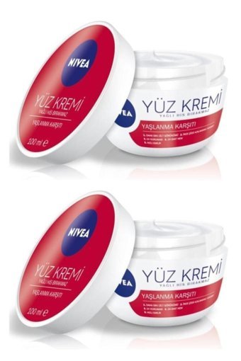 Nivea Tüm Ciltler Anti-Aging, Kırışıklık Giderici Yüz Krem 2x100 ml