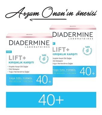 Diadermine Lift 40+ Nemlendirici Tüm Ciltler Anti-Aging, Kırışıklık Giderici Yüz Krem 2x50 ml