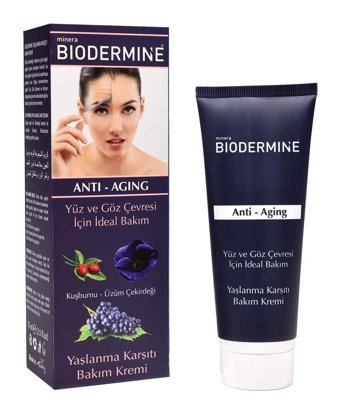 Biodermine Tüm Ciltler Anti-Aging, Kırışıklık Giderici Göz Çevresi-Yüz Krem 75 ml