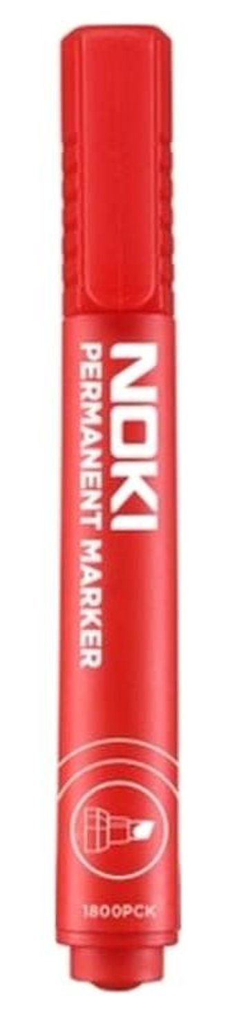 Noki 1800PBK 12'li Doldurulabilir Silinebilir Kırmızı Tahta Kalemi