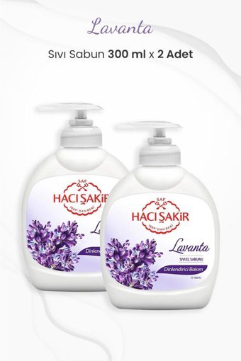 Hacı Şakir Lavanta Organik 2'li Sıvı Sabun 300 ml