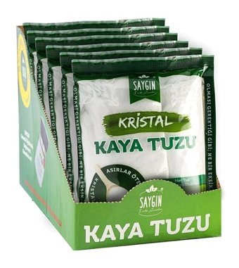 Saygın İyotsuz Toz Kaya Tuzu Paket 6x3 kg