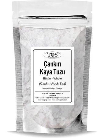 Tos The Organic Spices İyotsuz Kristal Salamura Kaya Tuzu Paket 1 kg