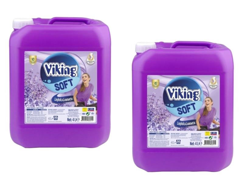 Viking Lavanta-Leylak 100 Yıkama Yumuşatıcı 2x5 lt