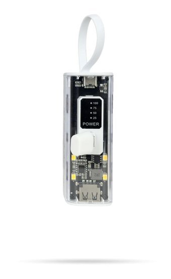 Milano YM-761 5000 mAh Dijital Göstergeli Type C Powerbank Beyaz