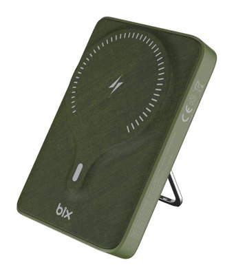 Bix PB105 10000 mAh Hızlı Şarj Dijital Göstergeli Type A Kablosuz Powerbank Yeşil