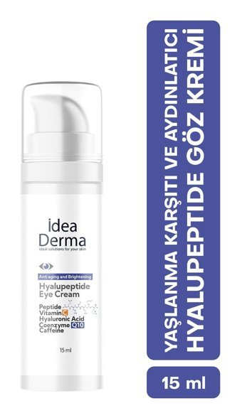 İdea Derma Hyalupeptide Karma Ciltler İçin C Vitaminli Göz Çevresi Krem Şişe 15 ml